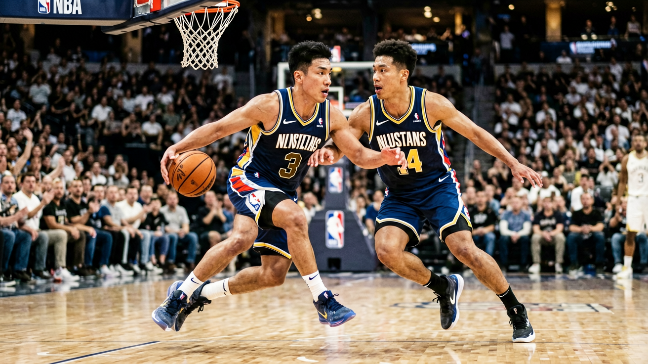 NBA季后赛激烈对抗瞬间